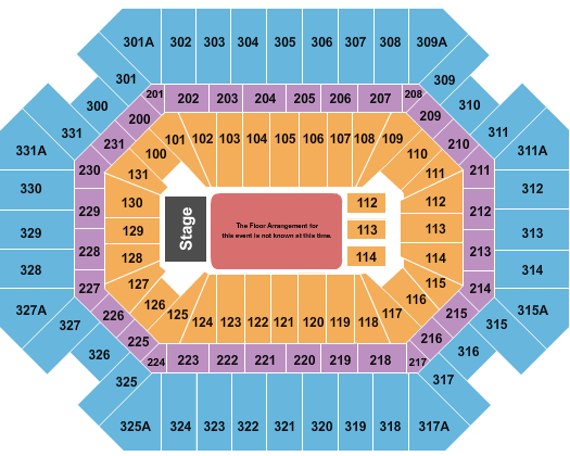 Thompson-Boling Arena Pentatonix Seating Chart